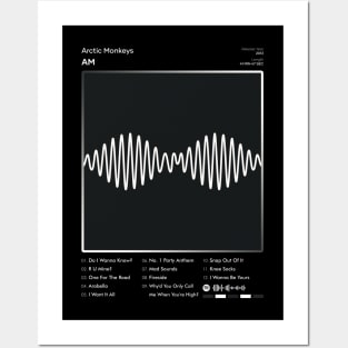 Arctic Monkeys - AM Tracklist Album Posters and Art